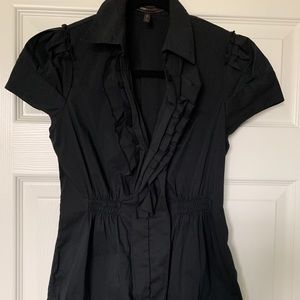 BCBG MAXAZRIA Short Sleeve Shirt Top